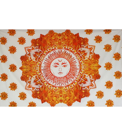 Tenture lune et soleil - Tapisserie murale