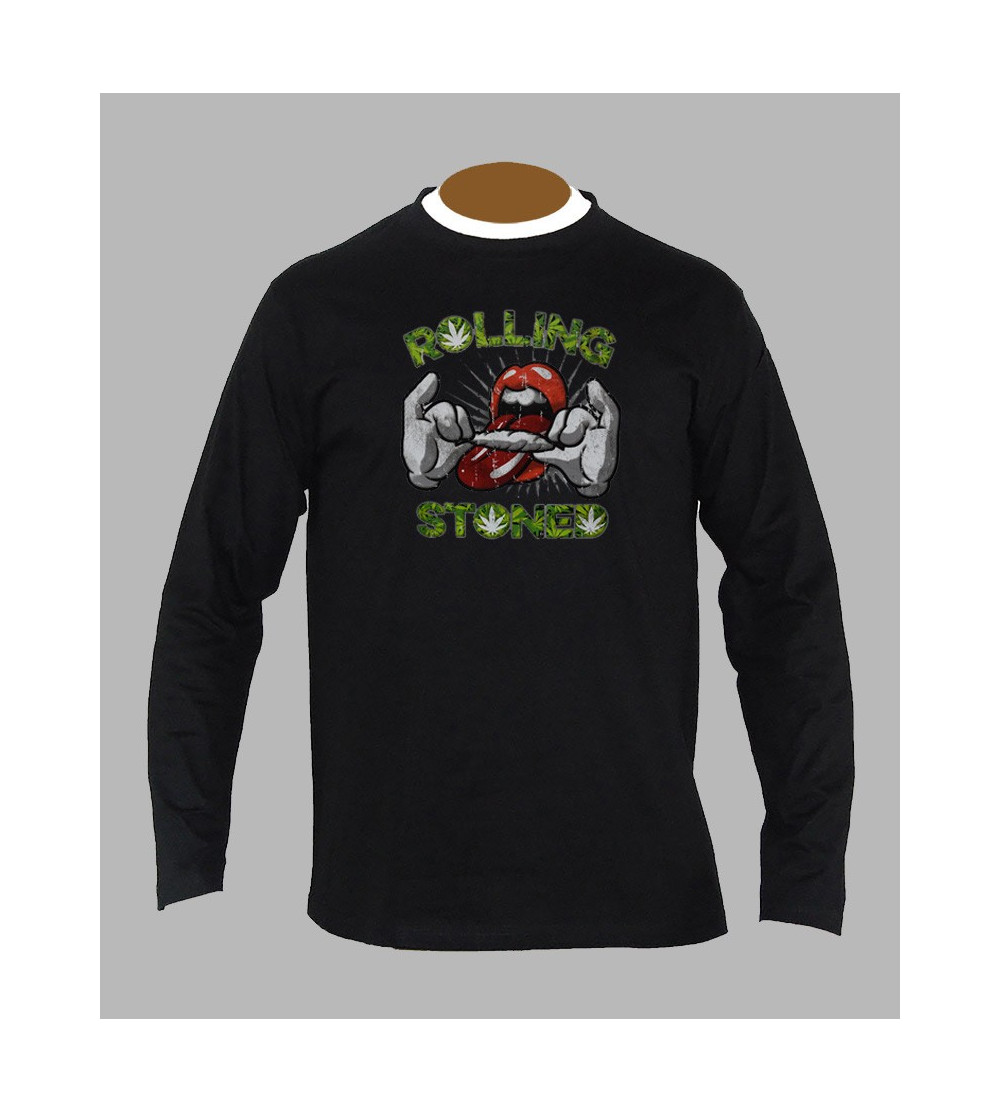 Tee shirt original rolling stones manches longues