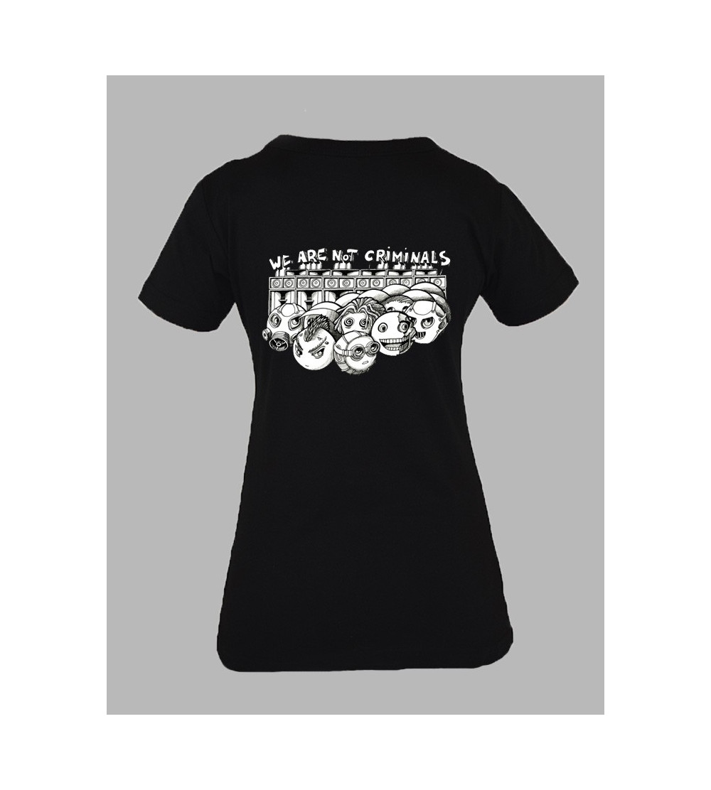 T-shirt rock femme, tee shirt rave party
