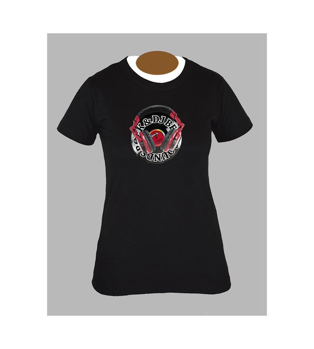 T-shirt rock femme vinyle