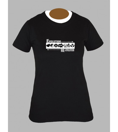 T-shirt rock femme évolution