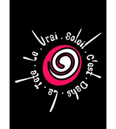 logo T-shirt rock femme spirale