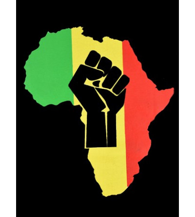logo T-shirt rasta africa - Vêtement homme
