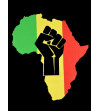 logo T-shirt rasta africa - Vêtement homme