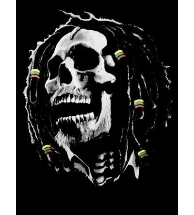 logo T-shirt Bob Marley homme manches longues