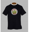 T-shirt feuille de cannabis homme
