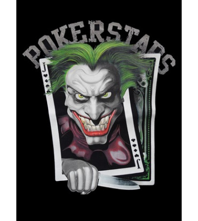 logo T-shirts hardstyle joker homme Col V