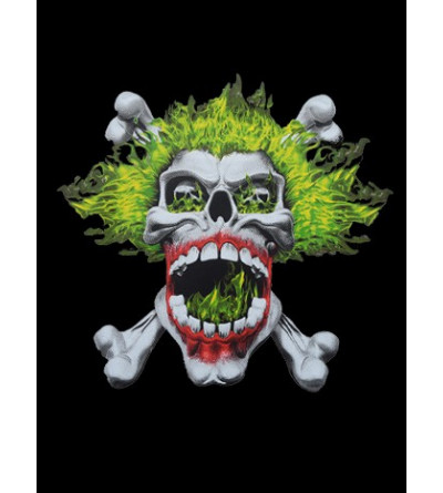 logo T-shirt tete de mort weed -  Vêtement homme