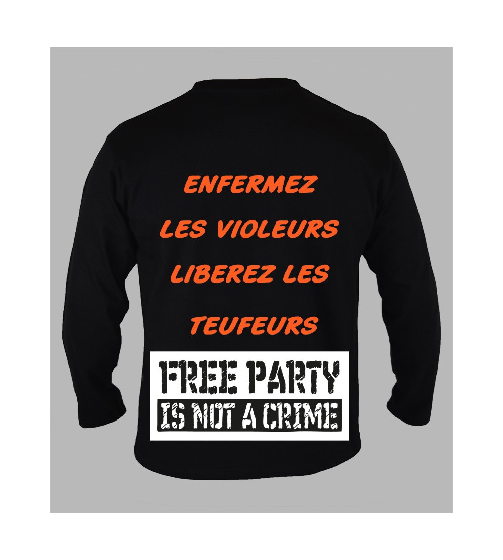 T-shirt Rave on manches longues