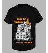 T-shirt de teuf '' Plus de teuf, moins de keufs '' - Fringue de free party