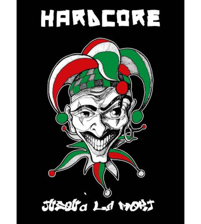 T-shirt manches longues  '' Hardcore, jusqu'à la mort '' - Fringue de free party 222