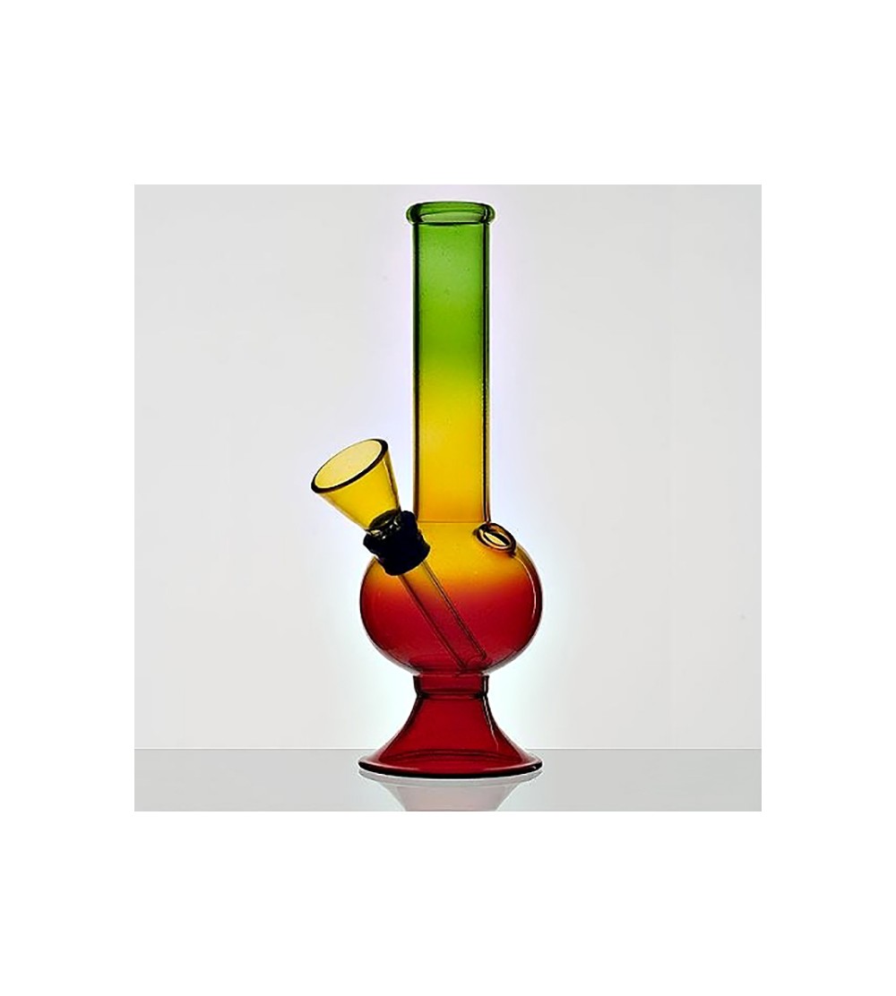 Bang verre rasta pipe a eau bob marley weed 420 bong en verre feuille de cannabis 2
