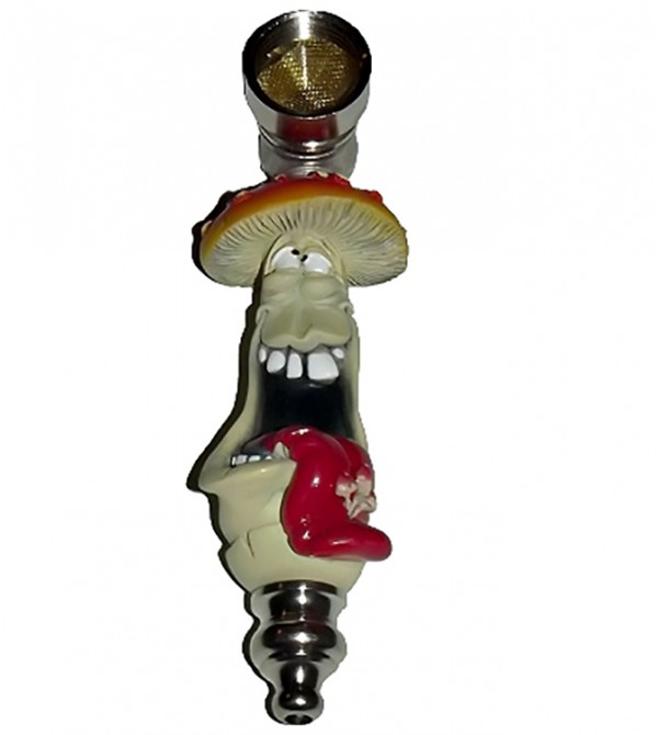 Pipe acrylique rasta bob marley pipe en verre bois métal alu champignon pas cher 3