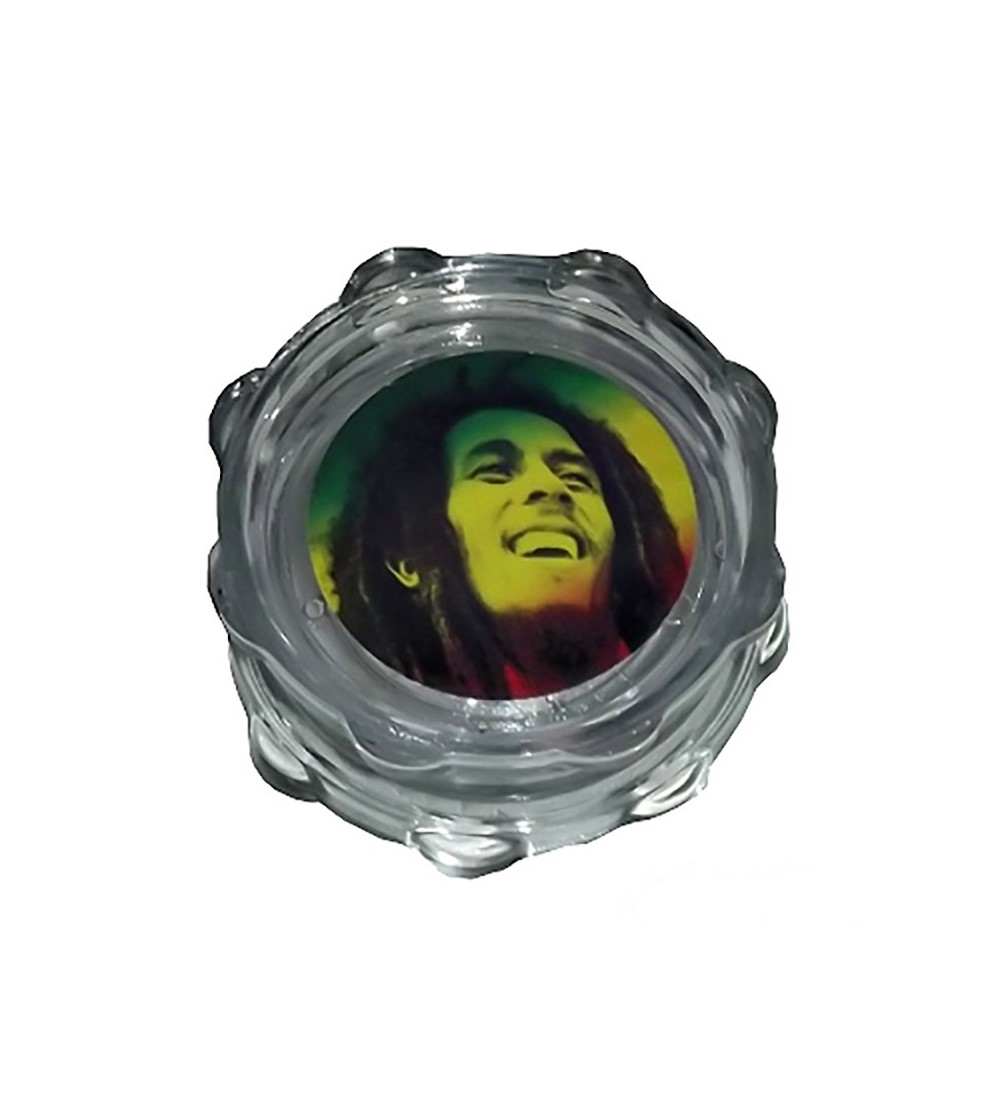 Grinder acrylique grinder acrylique weed rasta bob marley feuille de cannabis 18