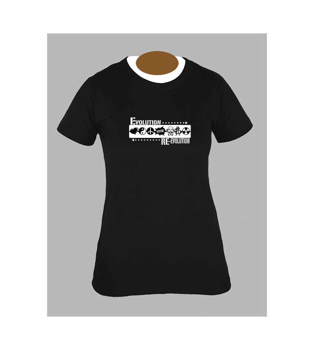 Tee shirt femme electro techno tekno dj drum and bass fringue vêtement 1