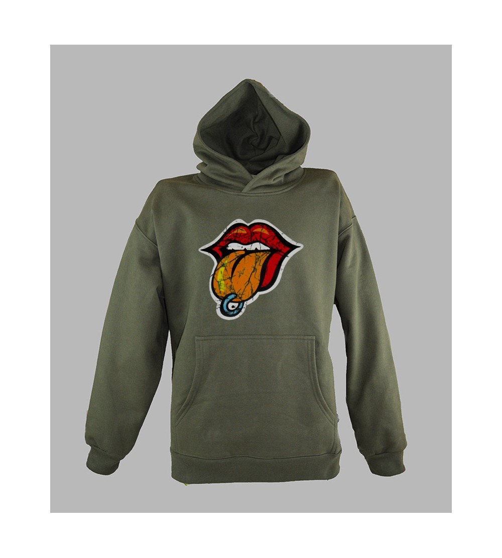 SWEAT ROLLING STONES PAS CHER - ACHETER PULL A CAPUCHE ROLLING STONES HOMME