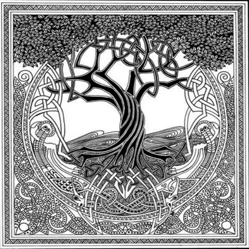 tenture celtique arbre de vie